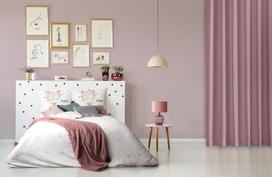 dekoratyvinio stiklo vaza - Eurofirany CS / MOLLY / 3 / WAZ / 2 16X28 ROSE - 3 nuotrauka