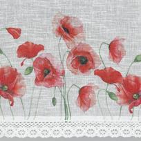raudonos uzuolaidos - Eurofirany FIR / MARI / B + RAUDONAS 30X150 TUNELIS Dieninės užuolaidos - 8 nuotrauka