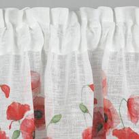 raudonos uzuolaidos - Eurofirany FIR / MARI / B + RAUDONAS 30X150 TUNELIS Dieninės užuolaidos - 9 nuotrauka