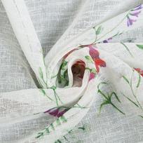 senukai dienines uzuolaidos - Eurofirany FIR / SYLWIA / B + RÓŻ 30X150 TUNELIS Dieninės užuolaidos - 5 nuotrauka