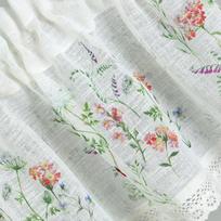 senukai dienines uzuolaidos - Eurofirany FIR / SYLWIA / B + RÓŻ 30X150 TUNELIS Dieninės užuolaidos - 7 nuotrauka