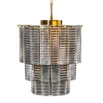 pakabiname sviestuvai sietynai - Eurofirany Dalia 04, E14, 7 x 60 W, aukso sp./pilka sp. - 4 nuotrauka