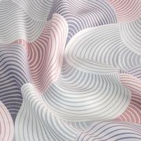 uzuolaidos 250 cm - Naktinė užuolaida Aseta, pilka/rožinė/šviesiai mėlyna, 140 cm x 250 cm - 4 nuotrauka