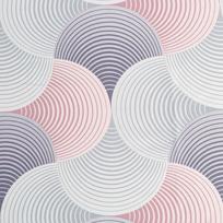 uzuolaidos 250 cm - Naktinė užuolaida Aseta, pilka/rožinė/šviesiai mėlyna, 140 cm x 250 cm - 7 nuotrauka