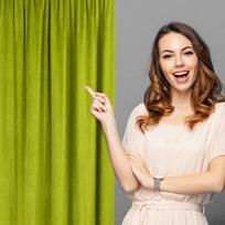 g tape - Eurofirany ZAS / PIERRE / OLIVE 140X300 TAPE - 3 nuotrauka