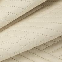 antklode 200x220 senukai - Eurofirany DESIGN 91 BONI / 4 Lovatiesė su geometriniu raštu, išgautu karšto spaudimo technika (hot press), 200X220 cm, spalva: kreminė - 3 nuotrauka