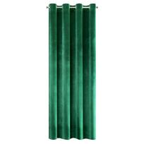 aksomo uzuolaidos - Minkšto ir blizgaus aksomo naktinė užuolaida Eurofirany SAMANTA 140X250 cm, kilpos/žiedai, spalva: žalia - 8 nuotrauka