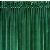 uzuolaidos 270 - Minkšto ir blizgaus aksomo naktinė užuolaida Eurofirany SAMANTA 140X270cm, juosta / tunelis / kabliukai, spalva: žalia - 7 nuotrauka