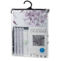 naktines baltos uzuolaido - Eurofirany FIR / FIONA / B + FIOL 140X250 TRANS - 8 nuotrauka