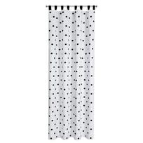 naktines baltos uzuolaido - Eurofirany Naktinė užuolaida Busa, baltos/juodos, 140 cm x 270 cm - 8 nuotrauka