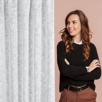 naktines baltos uzuolaido - Eurofirany ZAS / RUBI / B 140X270 JUOSTOS Naktinės užuolaidos - 3 nuotrauka