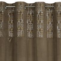 uzuolaidos 250 cm - Eurofirany ZAS / LIZA / BEIGE + ZŁ 140X250 TRANS Naktinės užuolaidos - 12 nuotrauka