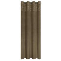 uzuolaidos 250 cm - Eurofirany ZAS / LIZA / BEIGE + ZŁ 140X250 TRANS Naktinės užuolaidos - 13 nuotrauka