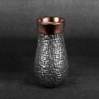 dekoratyvine vaza - Eurofirany C / MORENA / WAZ / 09 14X14X27 PLIENAS + RUDAS - 6 nuotrauka