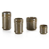 dekoratyvine vaza - Eurofirany C / SAMI / 2 / WAZ / 01 15X15X26 RUDA - 4 nuotrauka