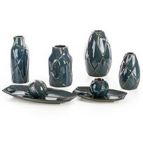 dekoratyvine vaza - Eurofirany C / TEO / WAZ / 01 13X13X30 GRAN - 3 nuotrauka