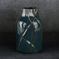 dekoratyvine vaza - Eurofirany C / TEO / WAZ / 02 14X14X22 GRAN - 4 nuotrauka