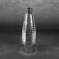 dekoratyvine vaza - Eurofirany C / ERNA / 1 / WAZ / 02 14X14X39 Sidabrinis - 3 nuotrauka