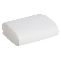 antklodes pledai - Eurofirany DESIGN 91 BONI / 5 Lovatiesė su karšto spaudimo technika įspaustu skiautinių motyvu, 170X210 cm, spalva: balta Lovatiesė - 5 nuotrauka