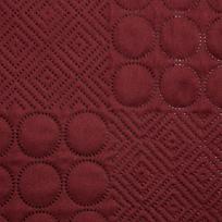 raudonos plytos - Eurofirany DESIGN 91 BONI / 5 Lovatiesė su karšto spaudimo technika įspaustu skiautinių motyvu, 170X210 cm, spalva: plytų Lovatiesė - 3 nuotrauka