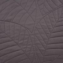 antklode 220 240 - Eurofirany DESIGN 91 BONI / 6 Lovatiesė, dygsniuota karšto spaudimo būdu su lapų raštu, 220X240 cm, spalva: grafito Lovatiesė - 3 nuotrauka