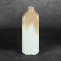 dekoratyvine vaza - Eurofirany CS / BALI / WAZ / 01 11X7X32 BEIGE + MINT - 3 nuotrauka
