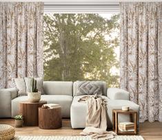 naktines baltos uzuolaido - Eurofirany ZAS / SABA / B + BEIGE 140X270 T / SZEL - 5 nuotrauka