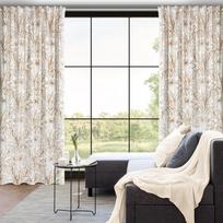 naktines baltos uzuolaido - Eurofirany ZAS / SABA / B + BEIGE 140X270 T / SZEL - 6 nuotrauka