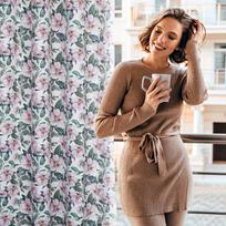 naktines baltos uzuolaido - Eurofirany Eurocurtains ZAS/SIMONA/B+WIRE 140X250 - 2 nuotrauka