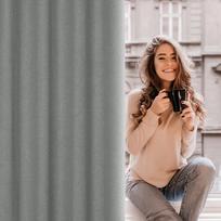 uzuolaidos 250 cm - Eurofirany ZAS / LIDIA / SRE 140X250 TRANS - 2 nuotrauka