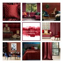 bordo uzuolaidos - Eurofirany ZAS/PEONIA/BORDER 140X270 T/PLOTIS - 4 nuotrauka