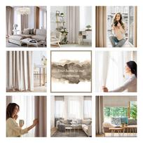 uzuolaidos 270 - Eurofirany ZAS/REGINA/BEIGE 135X270 JUOSTOS - 5 nuotrauka