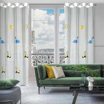naktines baltos uzuolaido - Eurofirany FIR/DINO/B+ŽR. 140X250 PRZEL - 4 nuotrauka