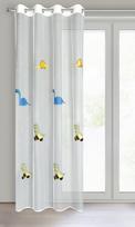 naktines baltos uzuolaido - Eurofirany FIR/DINO/B+ŽR. 140X250 PRZEL - 13 nuotrauka