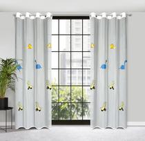 naktines baltos uzuolaido - Eurofirany FIR/DINO/B+ŽR. 140X250 PRZEL - 14 nuotrauka