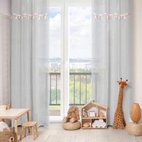 naktines baltos uzuolaido - Eurofirany FIR/MOON/1/B 140X250 PRZEL - 4 nuotrauka