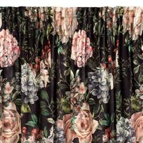 uzuolaidos 270 - Eurofirany Rubens Naktinė užuolaida, juoda/rožinė (Black/Pink), 140 cm x 270 cm - 11 nuotrauka