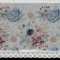 dienine uzuolaida balta - Eurofirany FIR/DORA/B+RÓŻ 30X150 Dieninės užuolaidos - 8 nuotrauka