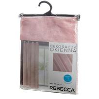 senukai dienines uzuolaidos - Eurofirany FIR / REBECCA / Rožinis 140X250 TRANS Dieninės užuolaidos - 7 nuotrauka