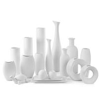 dekoratyvine vaza - Eurofirany C/RISO/3/WAZ/13 11X11X30 B - 4 nuotrauka