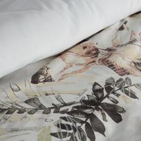 patalynes komplektai 140x200 - Patalynės užvalkalų komplektas Design 91 Arina PTB-29, balta/smėlio, 140 x 200 cm - 4 nuotrauka