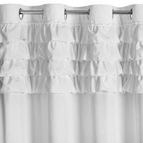 uzuolaidos 250 cm - Naktinė užuolaida ZKNS-02, baltos, 140 cm x 250 cm - 6 nuotrauka