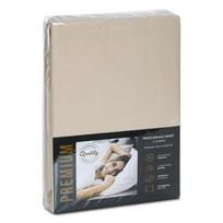 paklode su guma 90x200 - Eurofirany SLIM / G / JERS4 / BEIGE 90X200 + 25CM 190 Paklodė - 7 nuotrauka