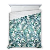 antklode 200x220 senukai - Eurofirany D91/N/PALMS/02 200X220 Lovatiesė - 5 nuotrauka