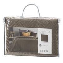antklodes pledai - Eurofirany CHON/SOFIA/BROWN 70X160 RUDA Lovatiesė - 6 nuotrauka