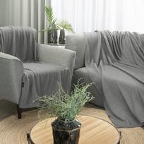 antklodes pledai - Eurofirany KOC/BUKLA/Sidabrinis 70X160 Sidabrinis - 2 nuotrauka