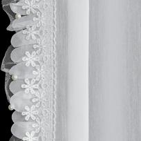 dienine uzuolaida balta - Dieninės užuolaidos Elena, baltos, 140 cm x 270 cm - 10 nuotrauka
