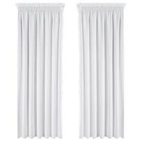 dienine uzuolaida balta - Dieninės užuolaidos Elena, baltos, 140 cm x 270 cm - 12 nuotrauka