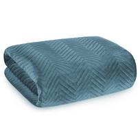 antklode 200x220 senukai - Eurofirany CHON / SOFIA / MĖLYNA 200X220 MĖLYNA Lovatiesė - 3 nuotrauka