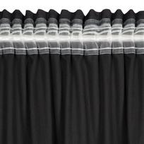 uzuolaidos 270 - Naktinė užuolaida Marion 2, juoda sp., 140 cm x 270 cm - 4 nuotrauka